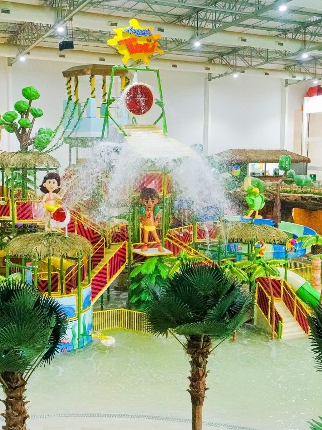 Conheça o parque aquático indoor do Tauá Resort